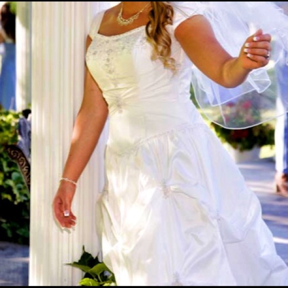 Wedding dress by Pamela